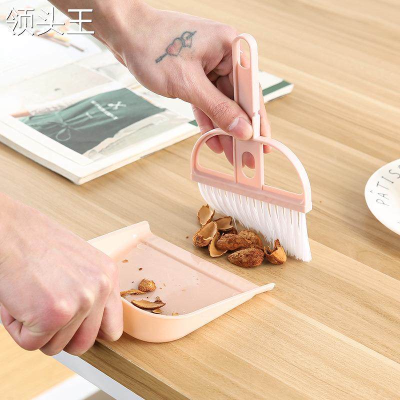 迷你扫帚簸箕套装宠物垃圾清理桌面清扫学生键盘刷笤帚扫头发神器,淘宝优惠券,粉丝福利购,淘宝优惠卷