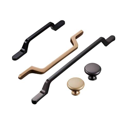 锌合金橱柜柜门拉手单孔圆形抽屉拉手 现代鞋柜小拉手酒柜门把手 - 图3