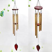 G-600 wood metal 6 pipe wind bells home decoration hanging decoration pendant foreign trade wood store wind bells