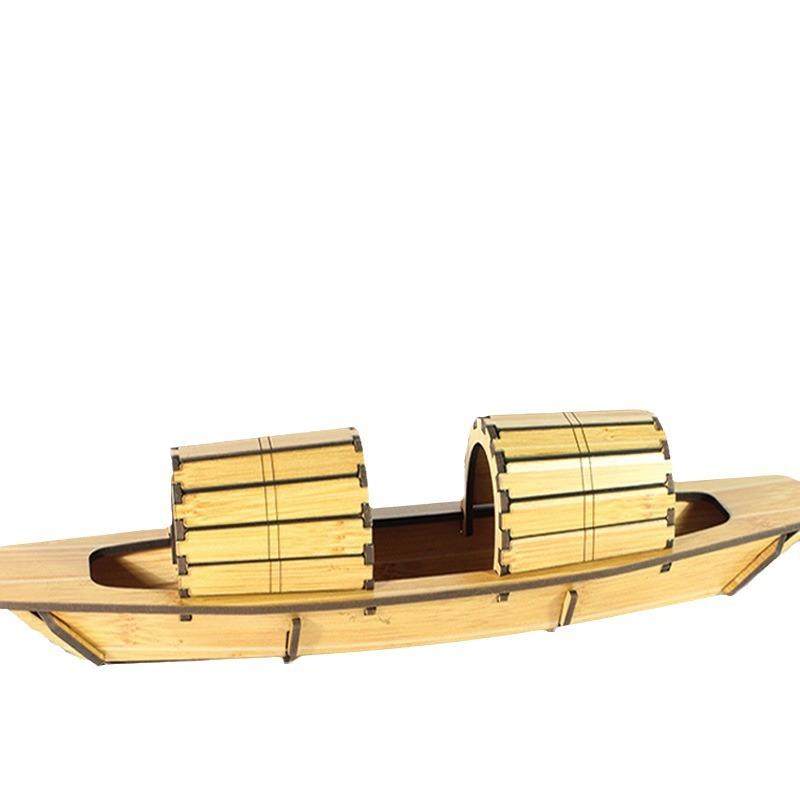 江南乌篷船立体拼图木质船模中小学儿童研学手工活动3diy礼物,淘宝优惠券,粉丝福利购,淘宝优惠卷