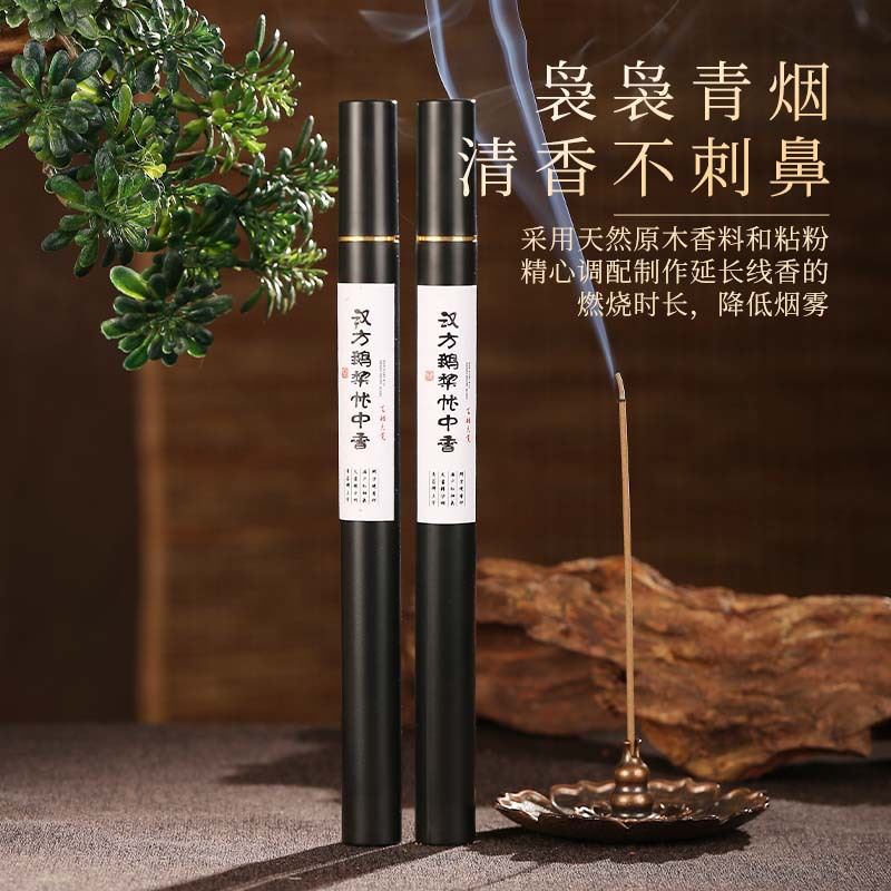 爆款天然鹅梨帐中香线香10克装沉香檀香熏香家用香薰 - 图1