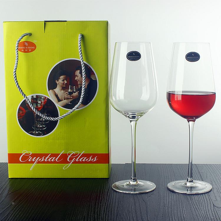 手工手工红酒杯礼盒套装 高脚杯葡萄酒杯礼品 直销定制 - 图1