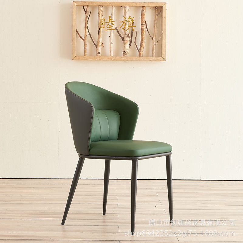 椅意休闲轻舒酒适家北奢用欧靠餐椅 集博商用餐椅