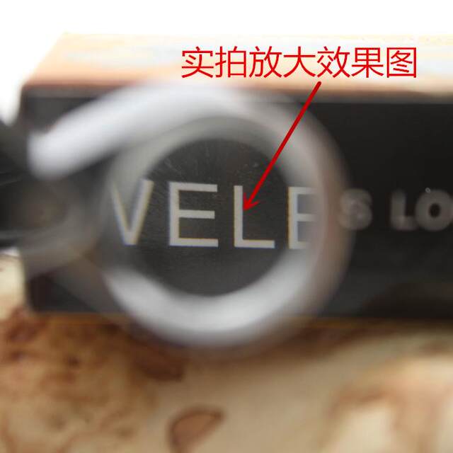 High-power jewelry, jade and antique appraisal magnifying glass metal folding portable 20x 30x magnifying glass glass mirror customization