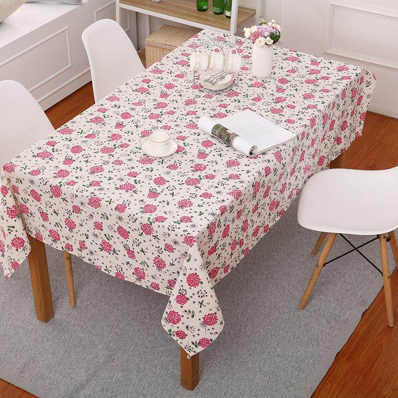 田园棉麻桌布 圣诞印花餐桌布 蒲公英小碎花桌布台布 防尘盖巾定,淘宝优惠券,粉丝福利购,淘宝优惠卷