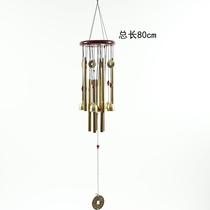 Metal multi-tube wood wind Suzuki door hanging decoration alloy bell ten aluminium pipe decorations solid wood ins