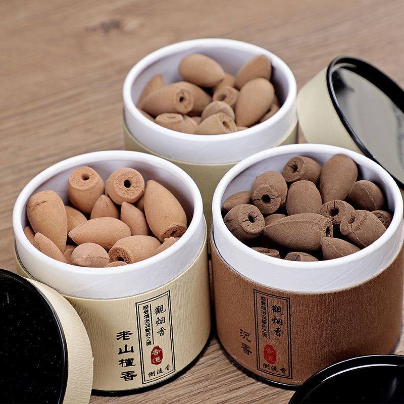 倒流香粒礼盒装倒流香檀香沉香崖柏倒流香观烟流云香薰香粒老山檀,淘宝优惠券,粉丝福利购,淘宝优惠卷