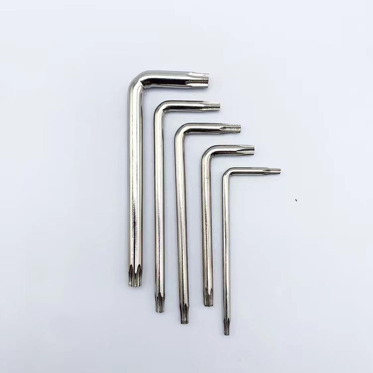 带孔加硬梅花T6T8T10T15T20T25T30T40T45L型扳手两用双头星型扳手 - 图3