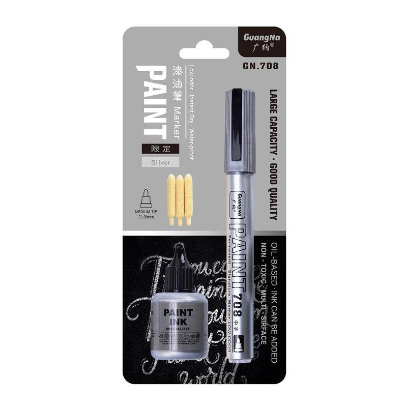 广纳油漆笔白色防水轮胎笔油性不掉色绘画签名涂鸦笔速干补漆笔定,淘宝优惠券,粉丝福利购,淘宝优惠卷