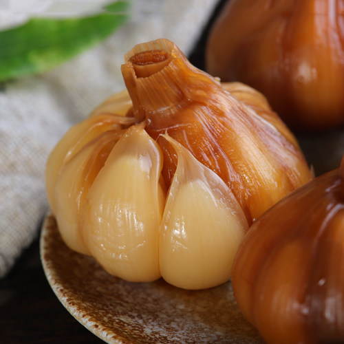 5斤农家风味红糖醋蒜头山东特产泡蒜甜蒜下饭菜酱菜腌制蒜头批发 - 图0