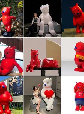 玻璃钢吉祥物卡通雕塑定制大型动漫卡通精品模型商场美陈公仔摆件