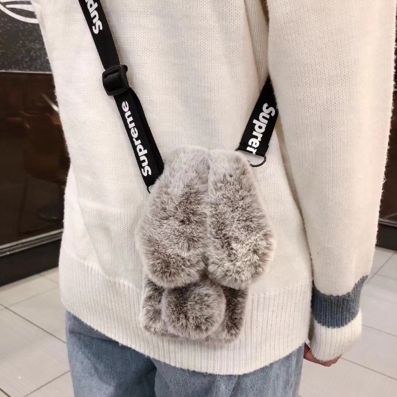 秋冬毛绒兔适用荣耀400pro手机壳200套荣耀500女斜跨荣耀magic7毛茸荣耀magic8防摔全包荣耀x50/x40个性300,淘宝优惠券,粉丝福利购,淘宝优惠卷