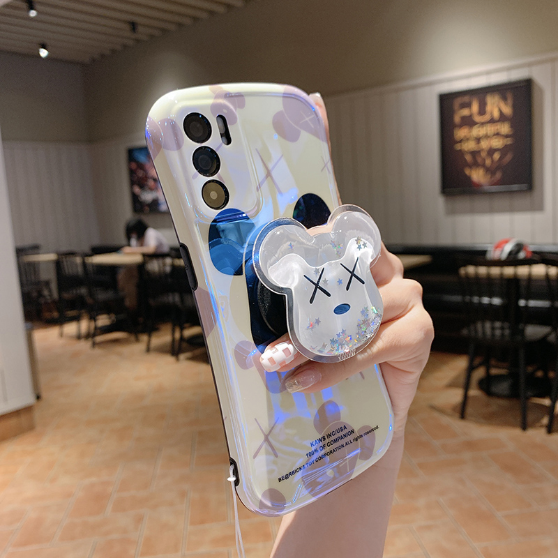 XX暴力熊适用荣耀100手机壳honor90情侣x50小蛮腰荣耀x40软nova11女款防摔x30套支架p50pro挂绳mate40/30 - 图0