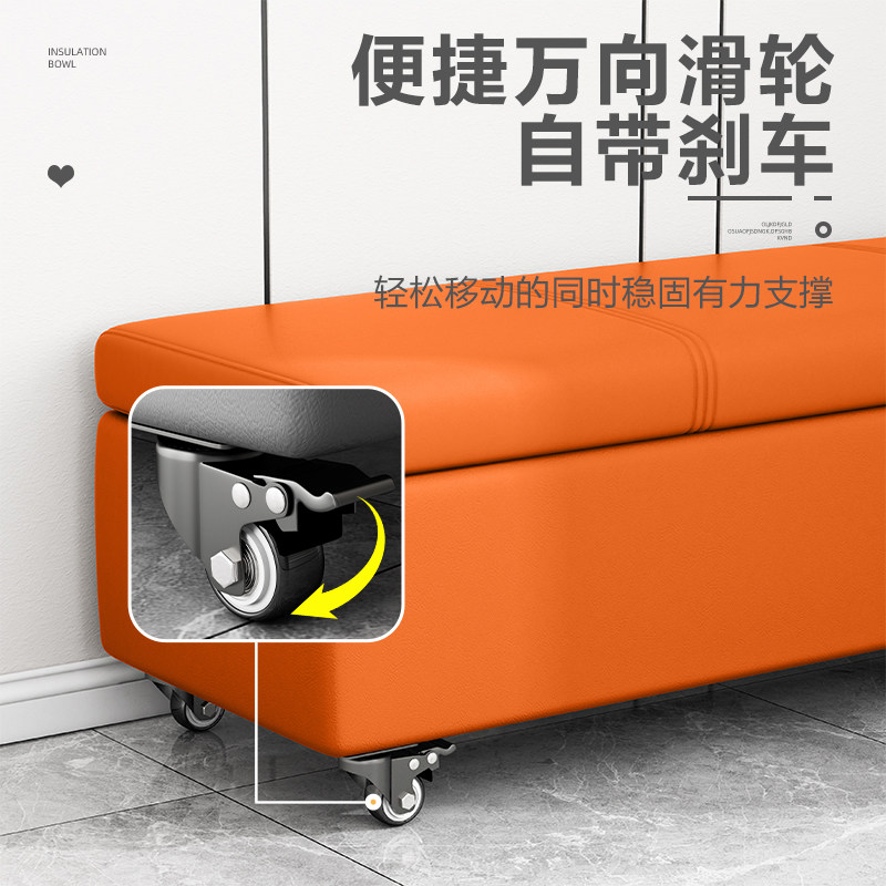 滑轮移动收纳凳储物凳换鞋凳衣物箱沙发坐人凳子小椅子箱穿换鞋椅,淘宝优惠券,粉丝福利购,淘宝优惠卷