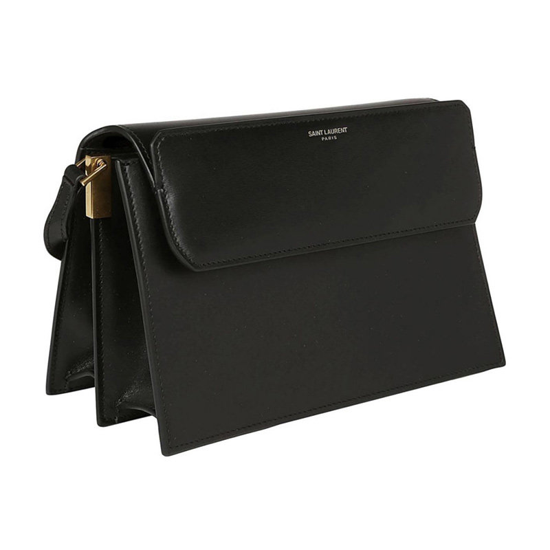 圣罗兰女士黑色牛皮单肩包 YISHEHUI海外女士包袋