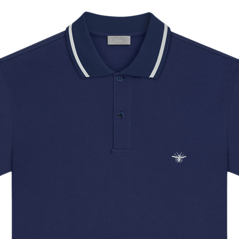 dior homme迪奥男士蓝色夏季polo衫 YISHEHUI海外T恤