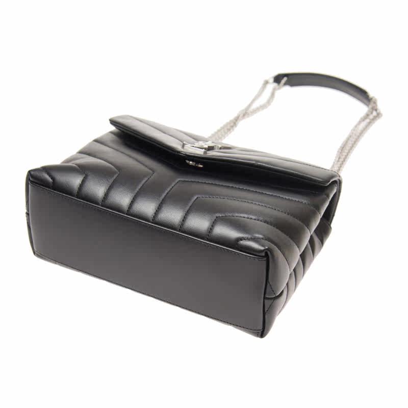 圣罗兰黑色牛皮女包 YISHEHUI海外女士包袋