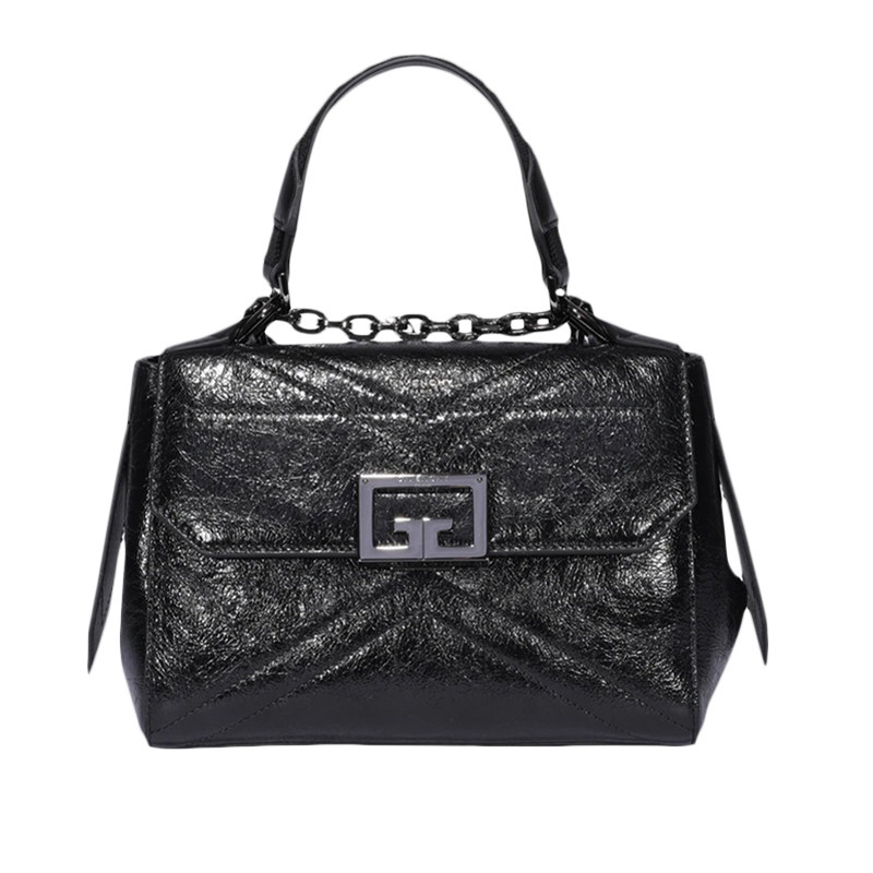 givenchy女士黑色小牛皮手提单肩包 YISHEHUI海外女士包袋