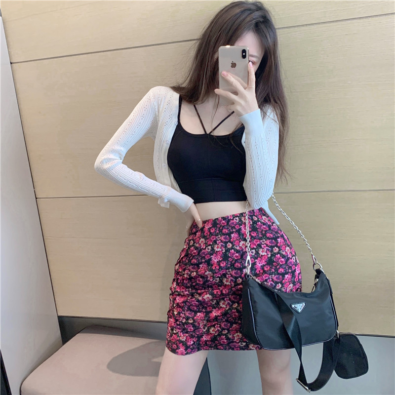 气质女夏新款冰丝防晒衣开衫+吊带 森丽顿蕾丝衫/雪纺衫