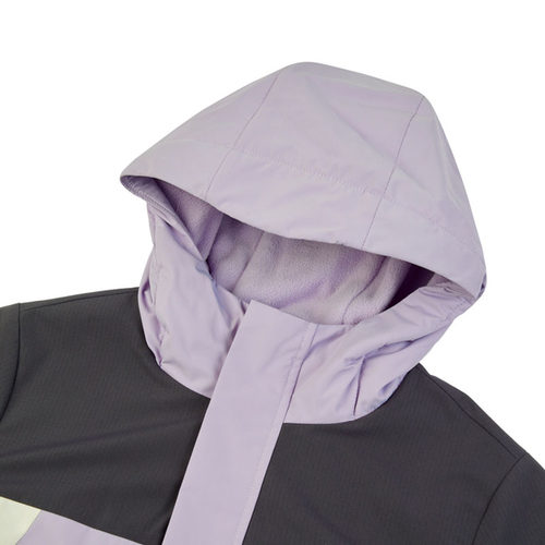 乔丹女童羽绒服儿童防风三合一加厚外套中大童秋冬户外风衣两件套 - 图2