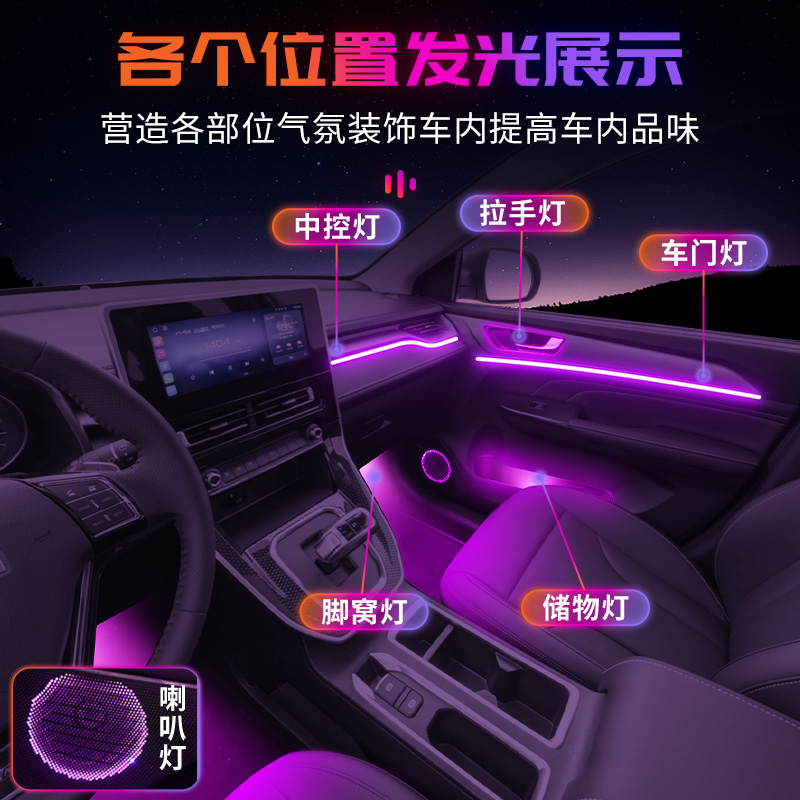 长城哈弗m6plus氛围灯m6原厂气氛专用内饰改装件配件车内装饰用品 - 图2