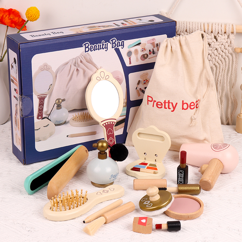 儿童生日礼物小公主化妆品盒包套装小女孩子梳妆台过家家玩具女童-图0