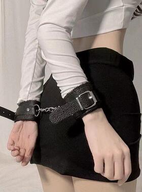 皮革手铐道具剧本杀加重