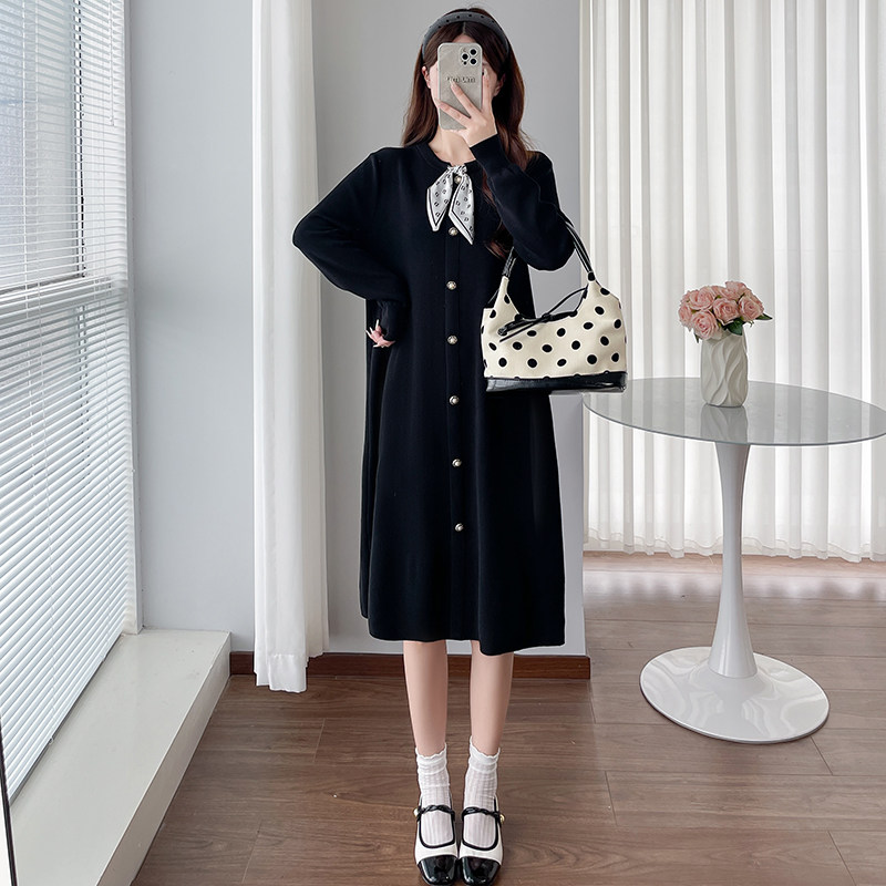 孕妇连衣裙秋冬2026新款宽松温柔过年红针织毛衣中长款时尚减龄女,淘宝优惠券,粉丝福利购,淘宝优惠卷