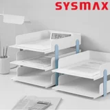 韩国 sysmax 文件 收纳架 文件 框 框 in 风桌 面置物架 办公室 用品 资料架 a4 文件 整理桌 上 多 层 时尚 创意 收纳盒 收纳盒 收纳盒 收纳盒 收纳盒 收纳盒