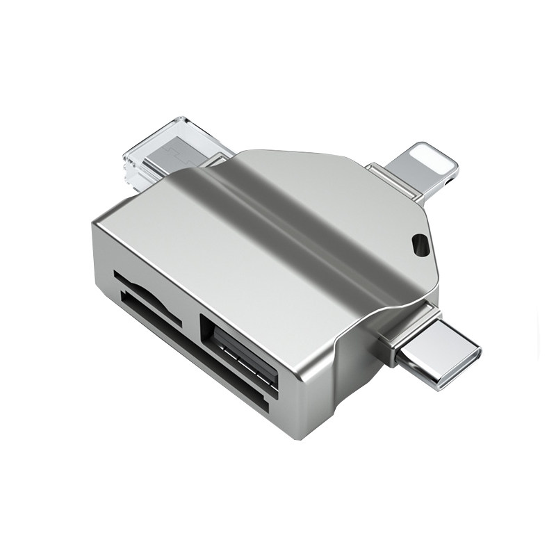OTG转接头U盘读卡器多合一typec多功能适用苹果华为手机电脑usb接口连接笔记本平板SD相机TF内存卡扩展转换器