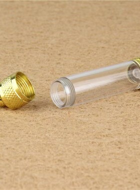 管透明亚克力嘎乌盒管瓶子可打开装舍利子护身项链挂件