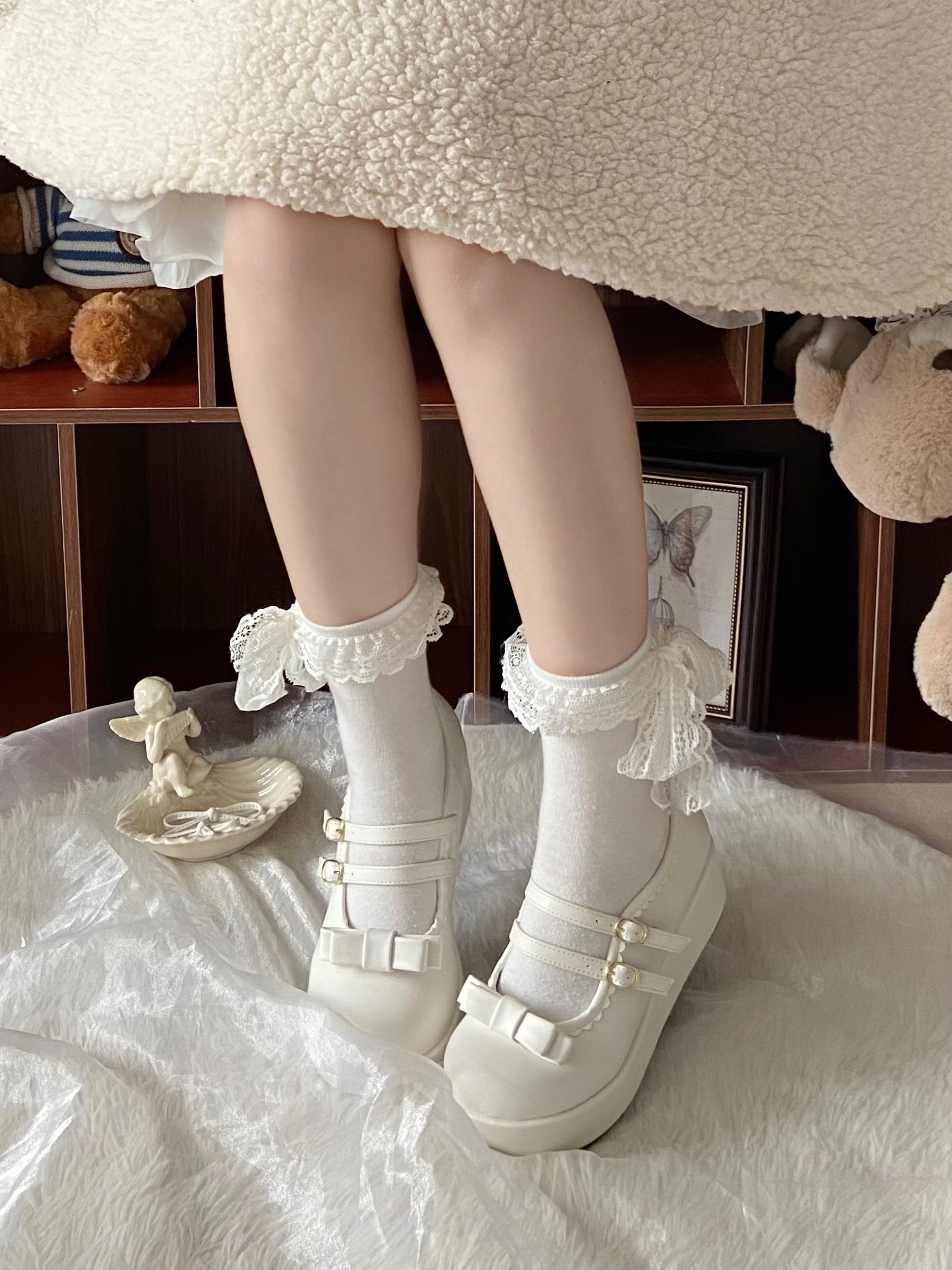 【现货】珍妮小姐厚底芝士芒芒物语初代娃娃感可爱日常单鞋 - 图3