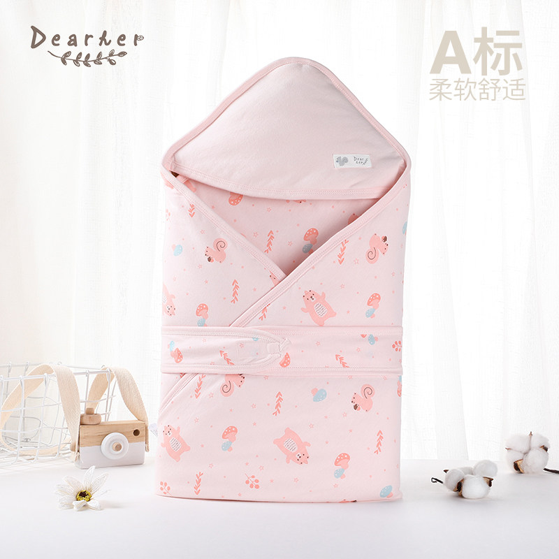 蒂孩儿包被纯棉婴儿加厚款外出抱被 蒂孩儿母婴婴童抱被/抱毯