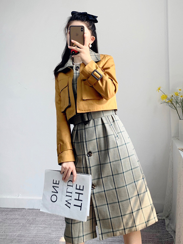 慕衣思小西装2020秋新款韩版风衣 慕衣思风衣