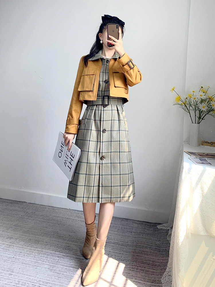 慕衣思小西装2020秋新款韩版风衣 慕衣思风衣