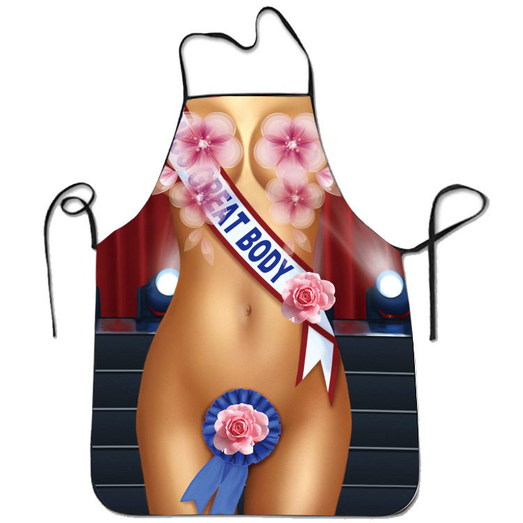 2024款跨境电商奇趣个性围裙 搞笑整蛊礼服围裙 肌肉男牛仔裤围裙,淘宝优惠券,粉丝福利购,淘宝优惠卷