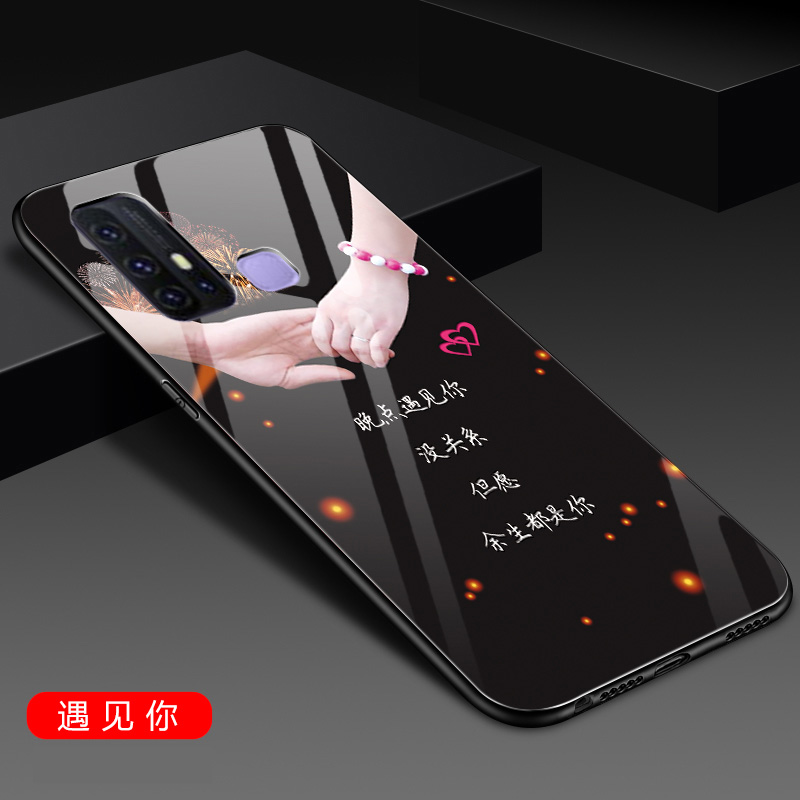 vivoz6手机壳玻璃外壳女款vivoz6保护套全包边vivo z6防摔套V1963A潮男vlv0z6镜面磨砂硅胶软边硬壳个性网红 - 图1