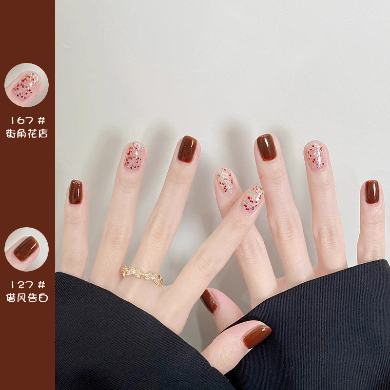 指甲油2025新款防水色系女免烤快干持久显白可撕拉红色车厘子色,淘宝优惠券,粉丝福利购,淘宝优惠卷