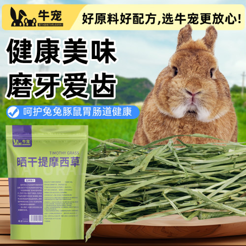兔子草新草提草兔粮牛宠干草荷兰猪草饲料干草兔子专用提摩西草 - 图0