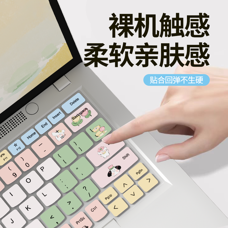 适用联想ThinkPadX1 Carbon键盘膜E14neo笔记本e480电脑2024款X13T14寸E490yoga Nano罩保护膜p15防尘R14390L - 图1