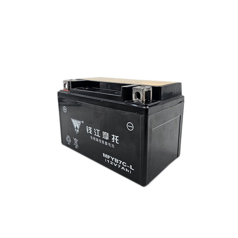 钻豹摩托车电瓶免维护蓄电池通用踏板车弯梁车12V7A5A9A6.5干电池 - 图3