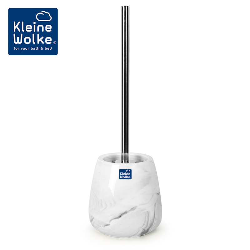 Kleine Wolke德国进口陶瓷马桶刷无死角洗厕所刷子卫生间清洁套装-图0