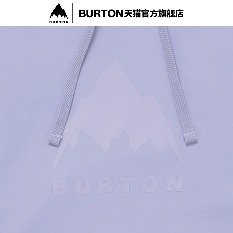 BURTON伯顿官方男女同款MTN连帽卫衣经典拉绳连帽卫衣上衣444019-图3