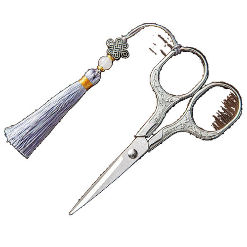 梅花茶叶剪复古茶艺剪刀不锈钢茶剪刀简约小泡泡袋茶道剪子茶配件 - 图3