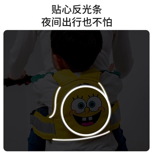 电动车带娃安全带摩托车安全绑带儿童电瓶车后座防摔背带睡觉神器 - 图2