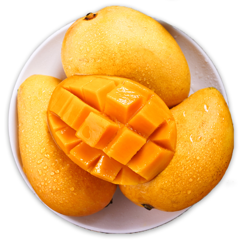 果悦滋旗舰店广西芒果小台芒新鲜10斤三亚小台农芒果小核超甜水果当季整箱包邮3