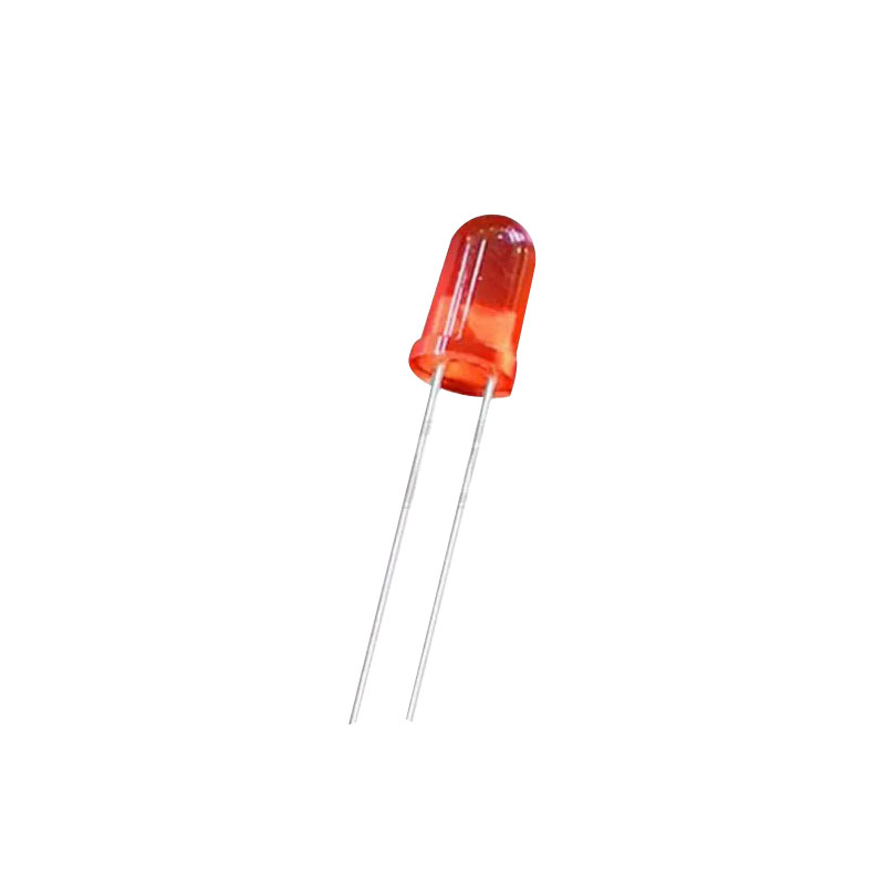 5mmF5有边5MM透明反极红 高亮LED长脚球头红发红发光 二极管 聚光 - 图3