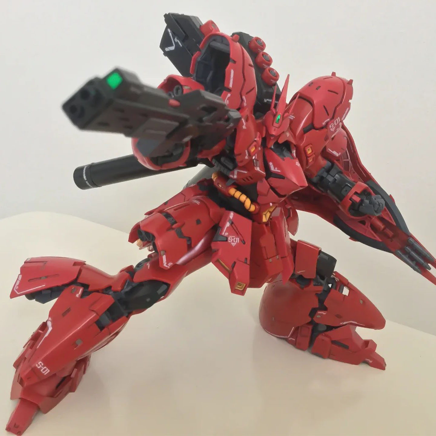 STAR RG沙扎比1/144 SAZABI 带水贴高达拼装模型手办国模机甲礼物 - 图2