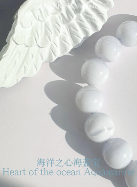 天然蓝纹石水晶手串手链女温柔蔷薇复古新中式浪漫甜美气质