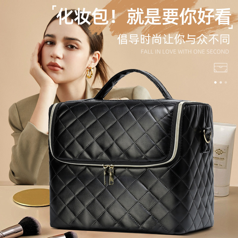 专业化妆箱手提防水大容量多层化妆品收纳包美甲便携化妆师工具箱,淘宝优惠券,粉丝福利购,淘宝优惠卷